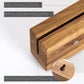 AE Günther® Schlüsselbrett Holz mit Ablage - Schlüsselboard - Schlüsselhalter Key Organizer Wand Aufbewahrung Wall (Mit Magnet)