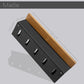 AE GÜNTHER® Schlüsselbrett Holz - Schlüsselhalter Schwarz Stahl - Schlüsselboard Eiche - Schlüssel organizer mit Ablage - Schlüsselanhänger - Schlüsselkasten -Wandorganizer - Schlüsselleiste (Schwarz)